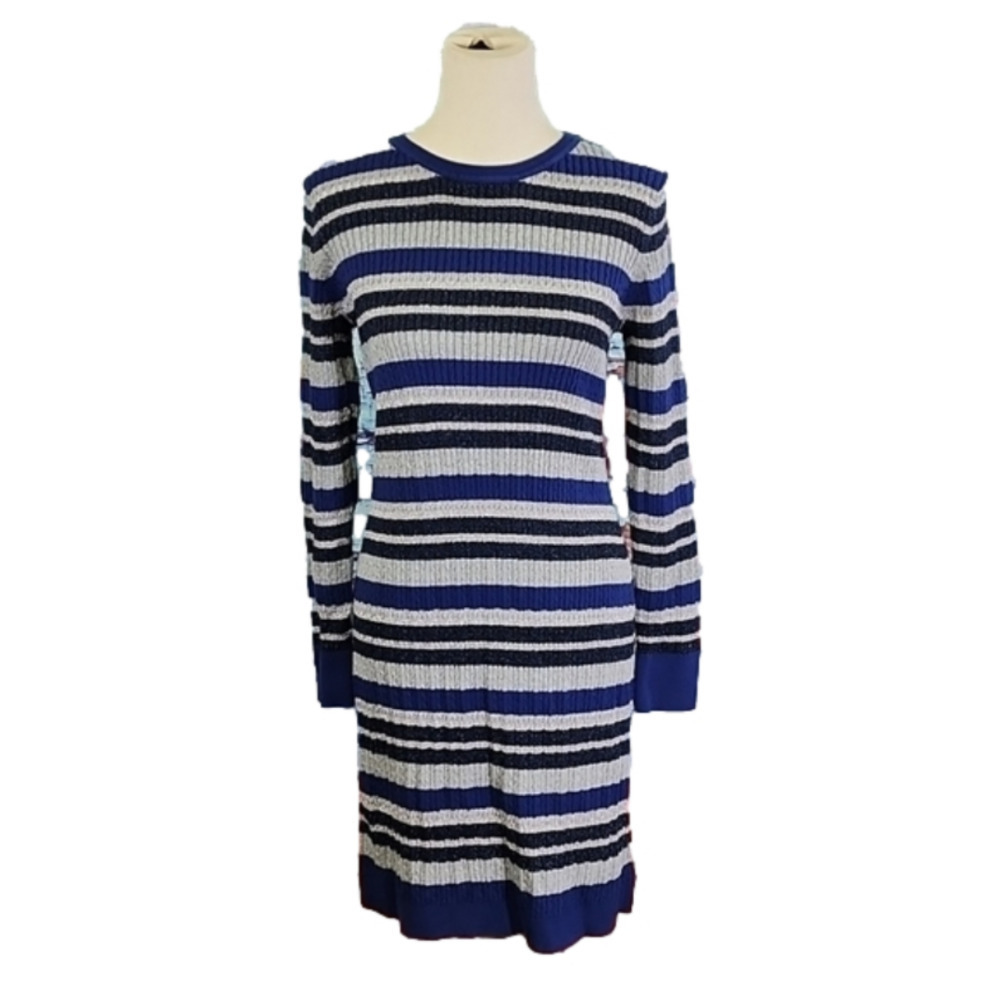 𝅺tommy Hilfiger stripped knit dress size M